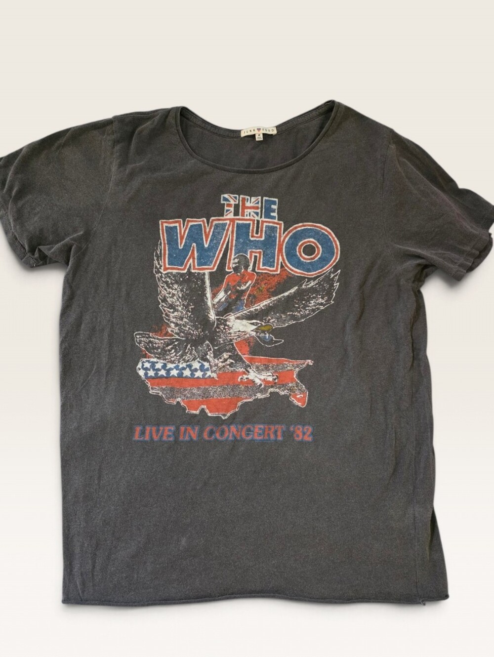 Junk Food Clothing The Who Live In Concert '82 Band Tee - Ladies Size Medium